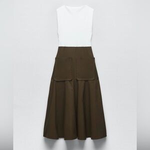 Zara combination dress